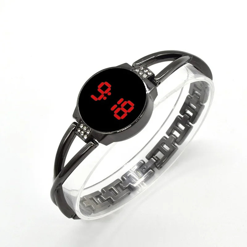LED Fashion Watch for Women Touch Screen Ladies Time