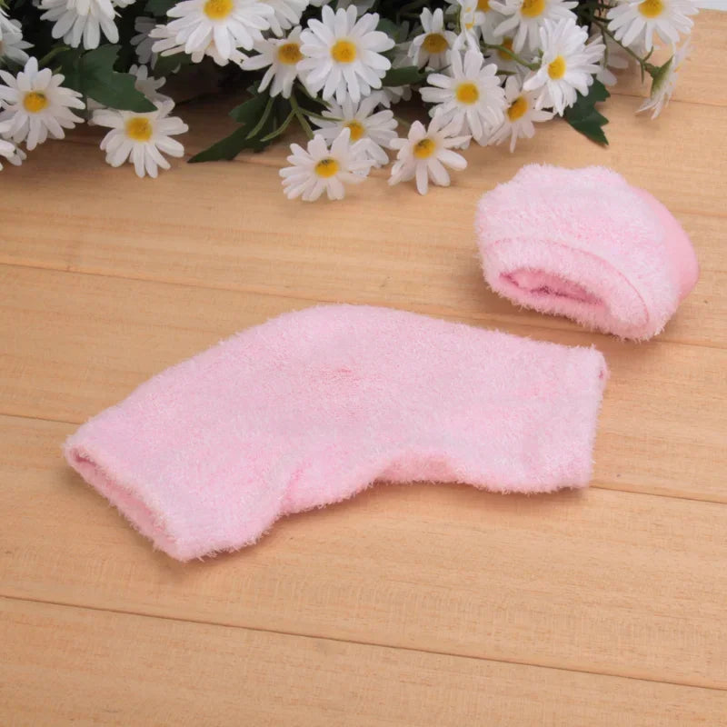 Silicone Gel Heel Socks Feet Soften Cracked Smooth For Cracked Dry Skin