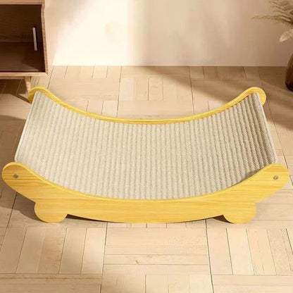 Wooden Cat Scratching Pads Multifuction Cats Sleeping Bed