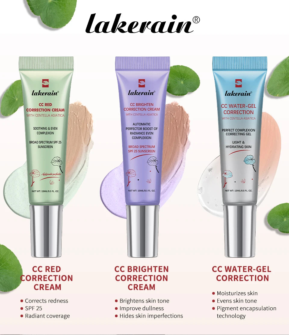 CC Red Correction Cream Primer Moisturizing Waterproof Anti-sweat