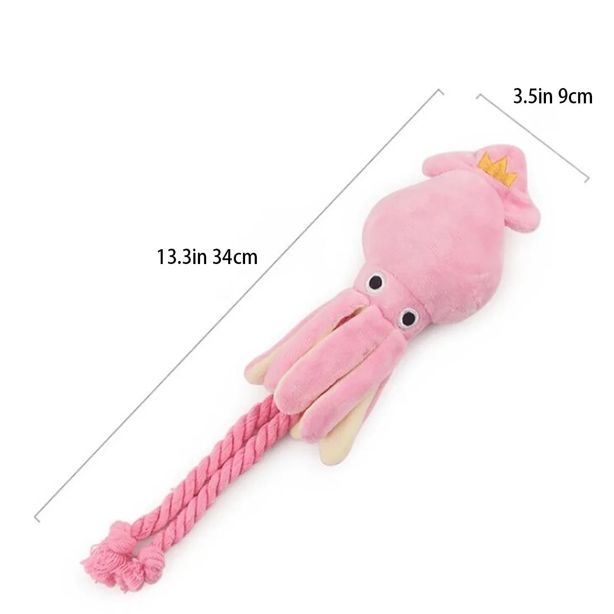 Octopus Plush Rope Toy Is Bite-resistant, Fun and Interactive