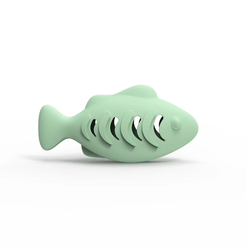 Cat Mint Bite-Resistant Silicone Toy – Fun and Healthy Playtime for Your Feline Friend