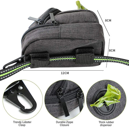 Pet Dog Treat Pouch Poop Dispenser Portable Multifunction Dog training bag