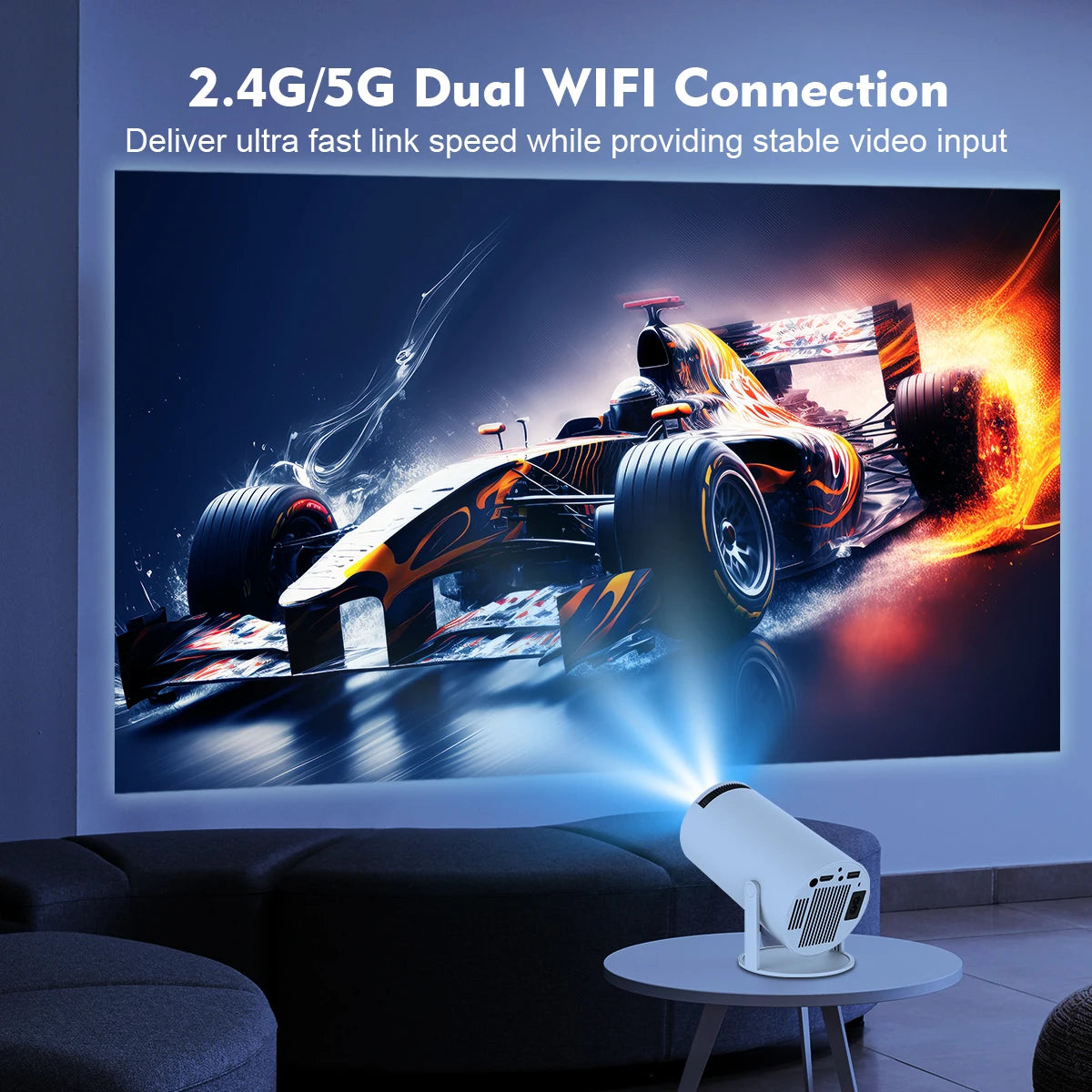 Magcubic Projector HY300 Pro 4K Android 11 Dual Wifi6 260ANSI Allwinner