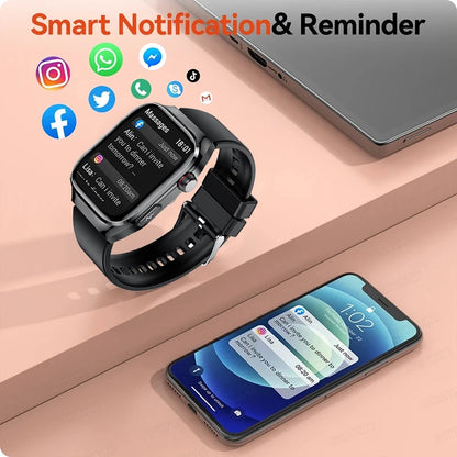 GUHUAVMI Uric Acid Blood Fat Smart Watch – Advanced Health Monitoring at Your Fingertips