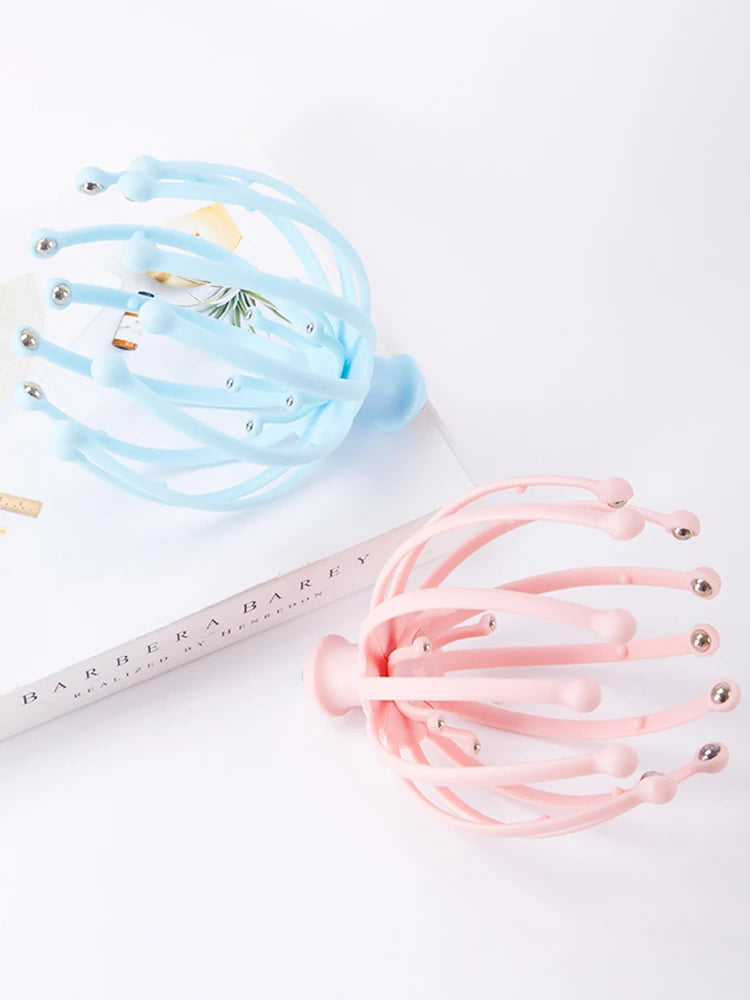 Scalp Massager 18 Finger Handheld Massager a Head Massager Used For Deep Relaxation Stress Relief