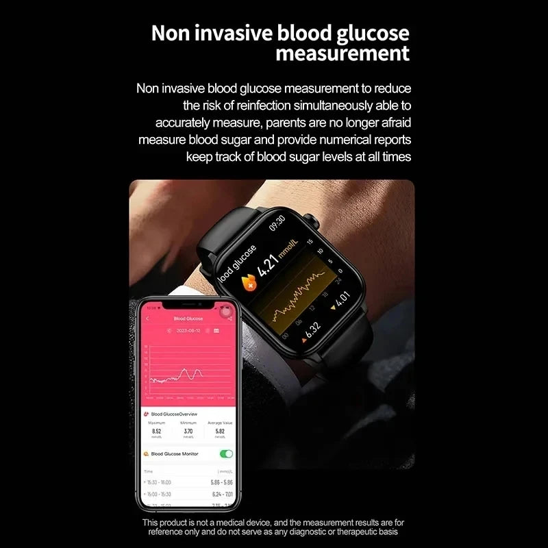 The LIGE Smart Watch offers a vibrant display, health tracking, and seamless connectivity in a sleek, water-resistant design—ideal for the modern man.