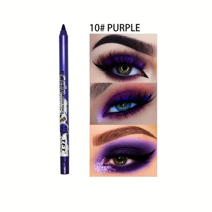 Pearly Glitter Colorful Eyeshadow and Eyeliner Gel Pen - Waterproof