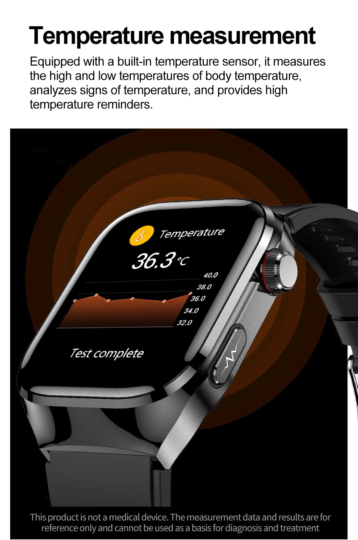 GUHUAVMI Uric Acid Blood Fat Smart Watch – Advanced Health Monitoring at Your Fingertips