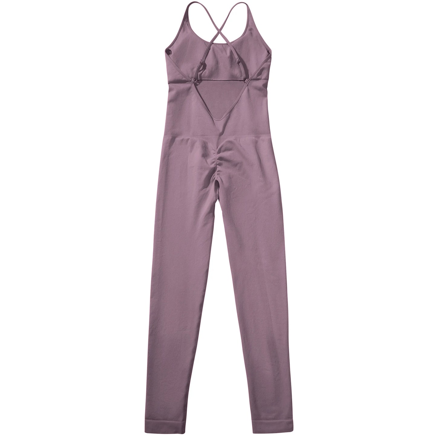 OMKAGI Women’s Full-Length Bodycon Jumpsuit – Sleeveless Athletic & Casual Wear