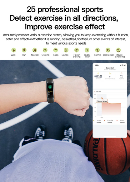 LIGE Amoled Smart Watch Men