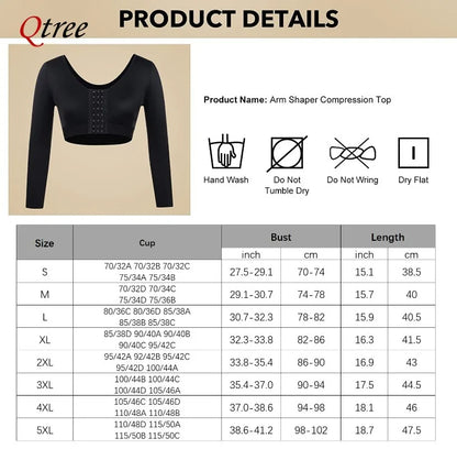 Vensslim Waist Trainer Arm Body Shaper
