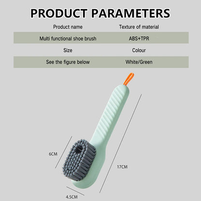 Multifunctional Cleaning Brush Soft-bristled Liquid Shoe Clothes Bush