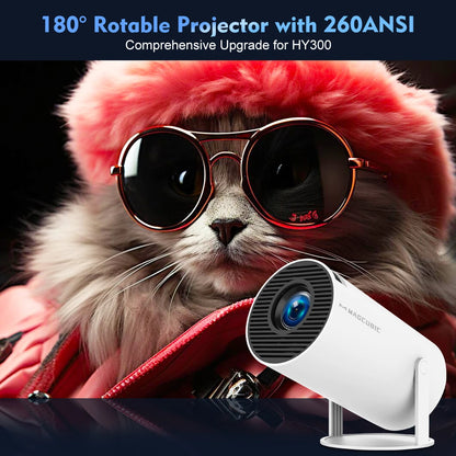 Magcubic Projector HY300 Pro 4K Android 11 Dual Wifi6 260ANSI Allwinner