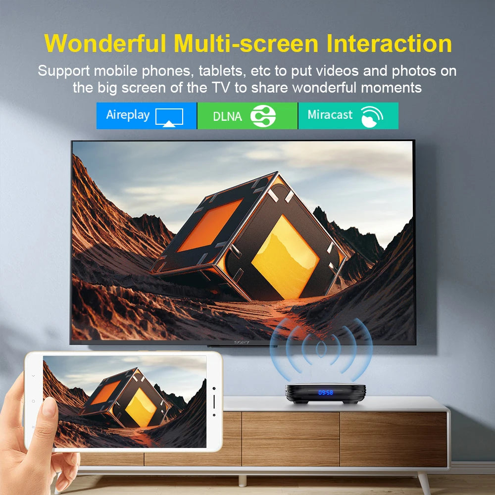 🎬 Transpeed Android 12 TV Box – Redefine Your Home Entertainment
