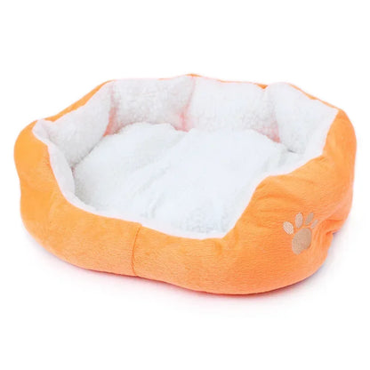 Washable Super Soft Dog Bed Pet Bed Mat Supplies Plush Cat Mat Small and Large Size