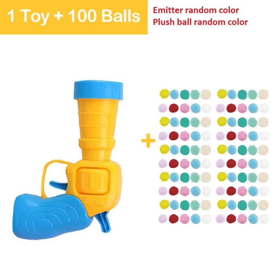 Cat Plush Ball Shooting Gun Relieving Depression Self