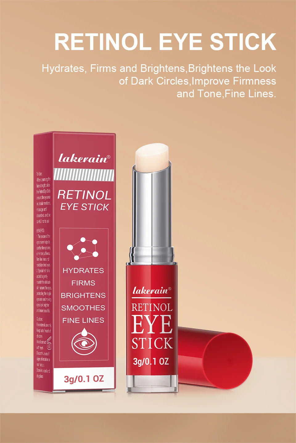 Retinol Eye Cream Lightening Dark Circles Firming Skin Instant Eye Repair Serum