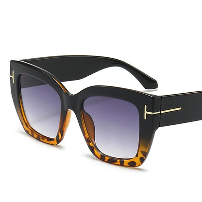 MEIHOU Women's Trendy Square Sunscreen Sunglasses