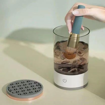 QuickClean Electric Makeup Rechargeable 7000RPM Washing Tool Container