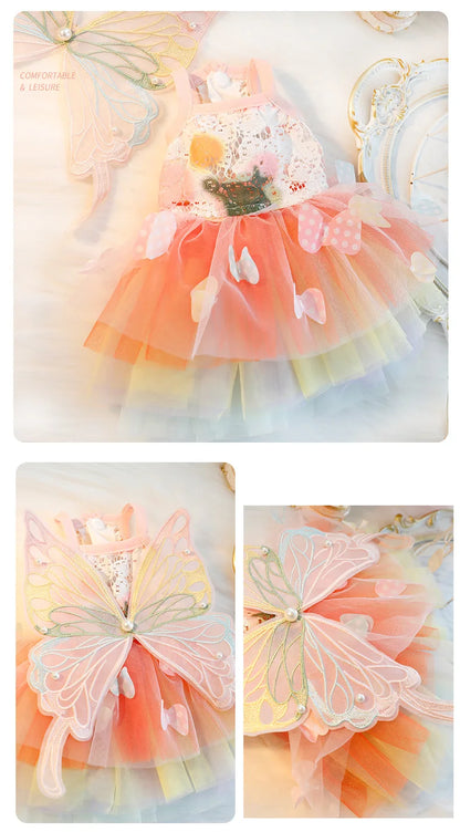 Summer Pet Princess Clothes Pet Dog Dress For Dogs Skirt Summer Dog Wedding York chihuahua poodle For Dogs Skirts Cat Dresses