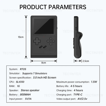 GB300 Portable Handheld Game Player 3.0 inch Screen TV Video Game