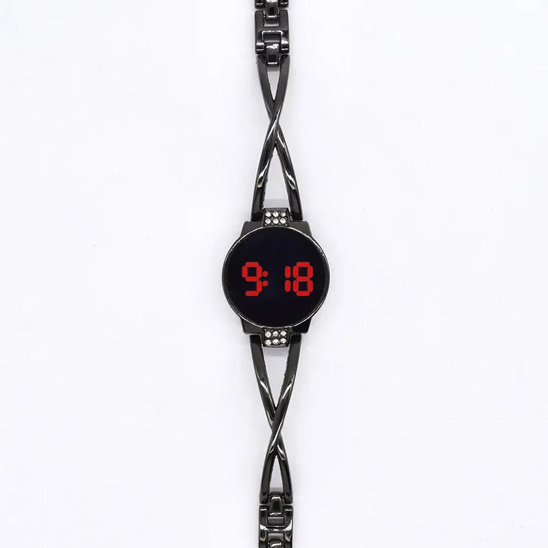 LED Fashion Watch for Women Touch Screen Ladies Time
