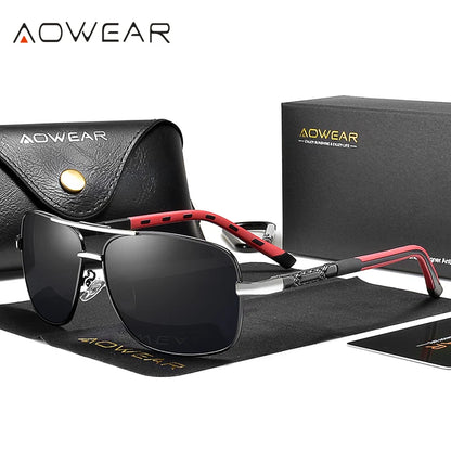 AeroLux Vision  Polarized Mirrored Sunglasses for Men Women Luxury Quality UV400