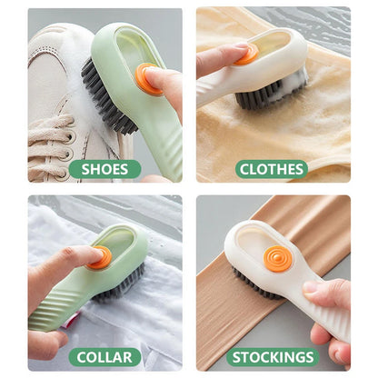 Multifunctional Cleaning Brush Soft-bristled Liquid Shoe Clothes Bush