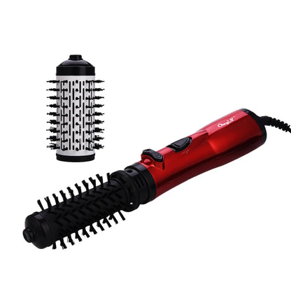 CkeyiN 2-in-1 Hot Air Spin Brush Hair Dryer
