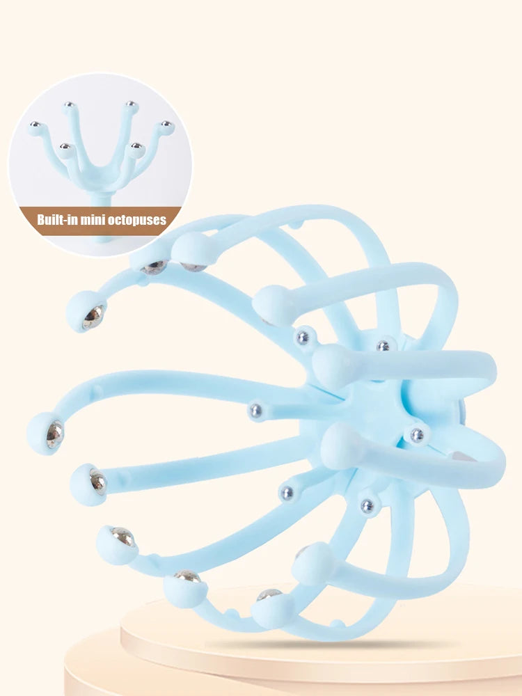 Scalp Massager 18 Finger Handheld Massager a Head Massager Used For Deep Relaxation Stress Relief