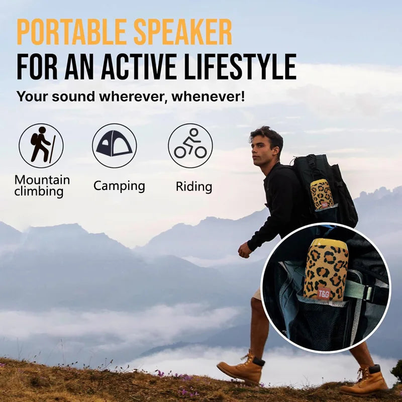 PartyBox TG117 Portable Bluetooth Speaker Outdoor Wireless Woofer Free Call /FM/TF Card/USB