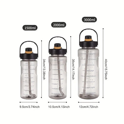 LUSQI 1.5 L/2L/3L Bottled Large Capacity Sports Water Cup