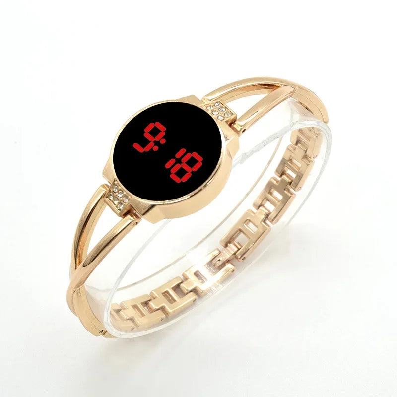 LED Fashion Watch for Women Touch Screen Ladies Time