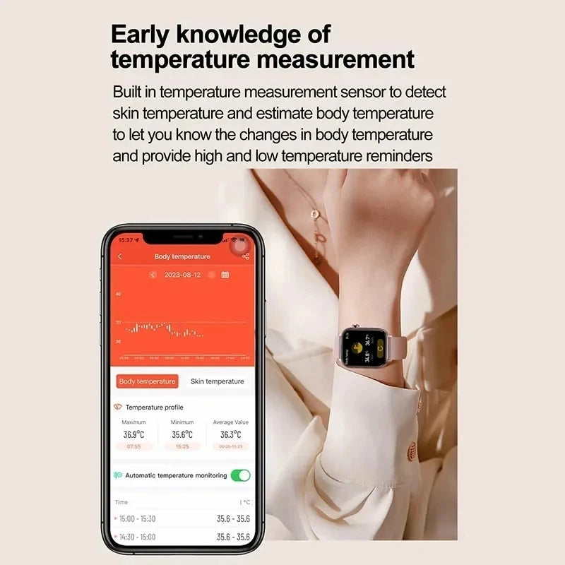 The LIGE Smart Watch offers a vibrant display, health tracking, and seamless connectivity in a sleek, water-resistant design—ideal for the modern man.