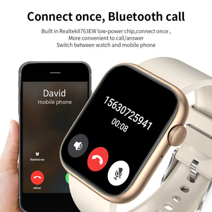 The LIGE Smart Watch features a vibrant Amoled display, health tracking, and seamless connectivity in a sleek, water-resistant design. Perfect for the modern man.