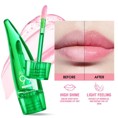 Batom Natural de Aloe Vera Lip Tint Longa Duração À Prova D'Água Hidratante