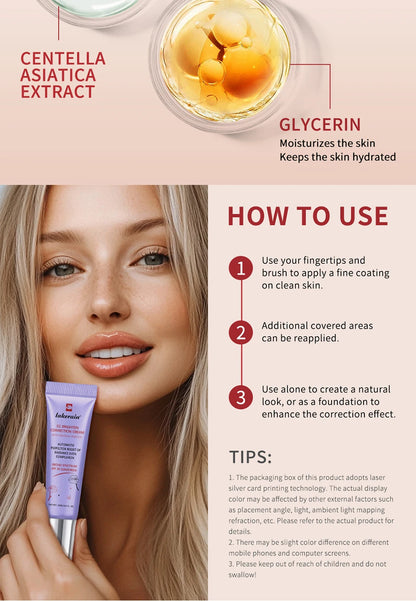 CC Red Correction Cream Primer Moisturizing Waterproof Anti-sweat