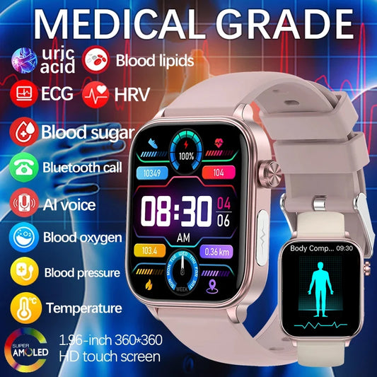 The LIGE Smart Watch offers a vibrant display, health tracking, and seamless connectivity in a sleek, water-resistant design—ideal for the modern man.
