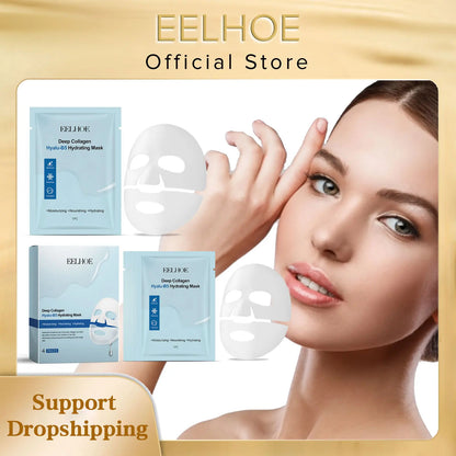 EELHOE Green Tea Collagen Face Mask Vitamin B5 Moisturizing