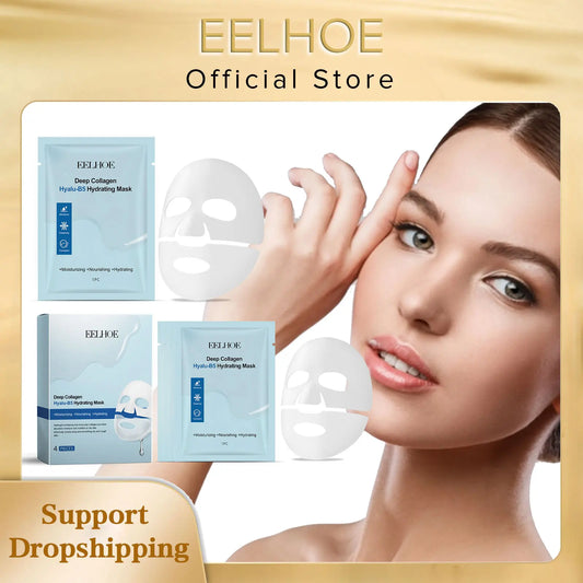 EELHOE Green Tea Collagen Face Mask Vitamin B5 Moisturizing
