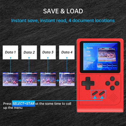 GB300 Portable Handheld Game Player 3.0 inch Screen TV Video Game