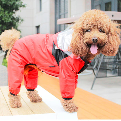 PawGuard Pet Dog Raincoat – The Dog Face Waterproof Jumpsuit