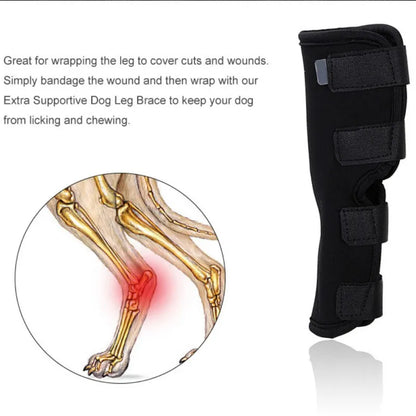 Leg Knee Pads for Dogs Recovery Bandage Anti-Lick Wound Dog Arthritis