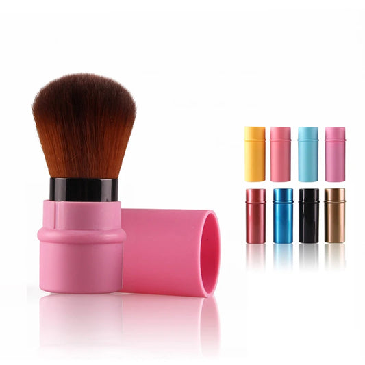 Portable Beauty Tool Blush Brush Makeup Brush Retractable Brush  Mixed Powder Blusher Makeup