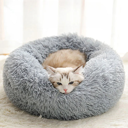 Cozy Winter Plush Pet Nest Detachable and Washable