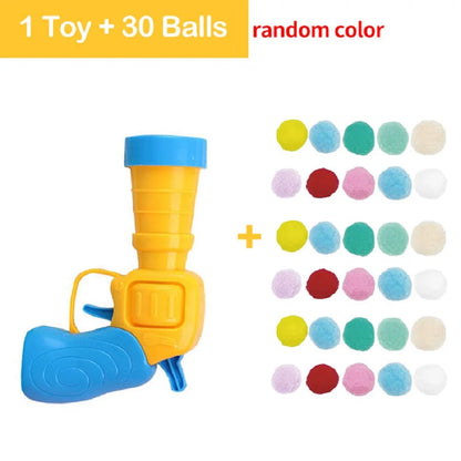 Cat Plush Ball Shooting Gun Relieving Depression Self