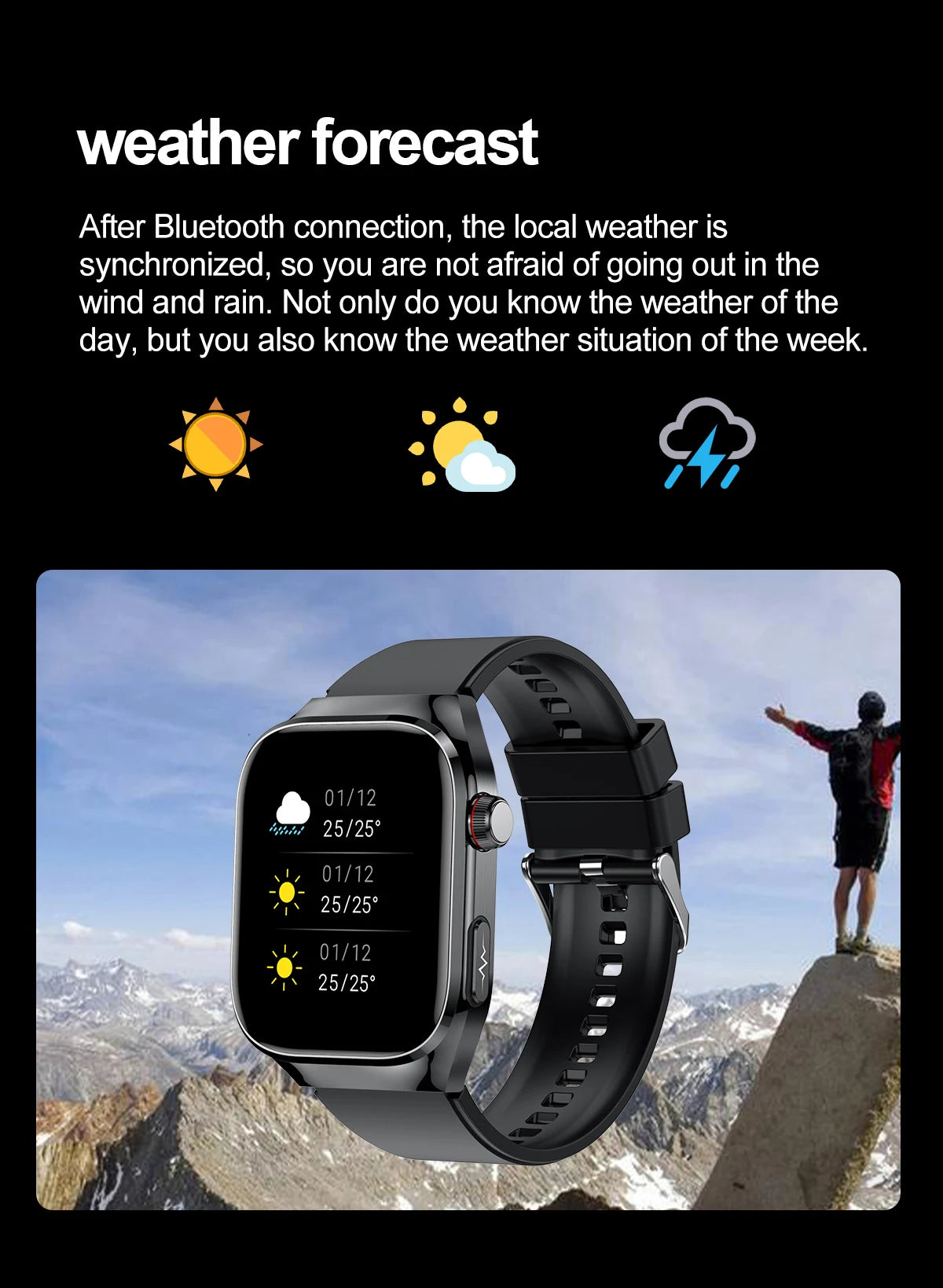 GUHUAVMI Uric Acid Blood Fat Smart Watch – Advanced Health Monitoring at Your Fingertips