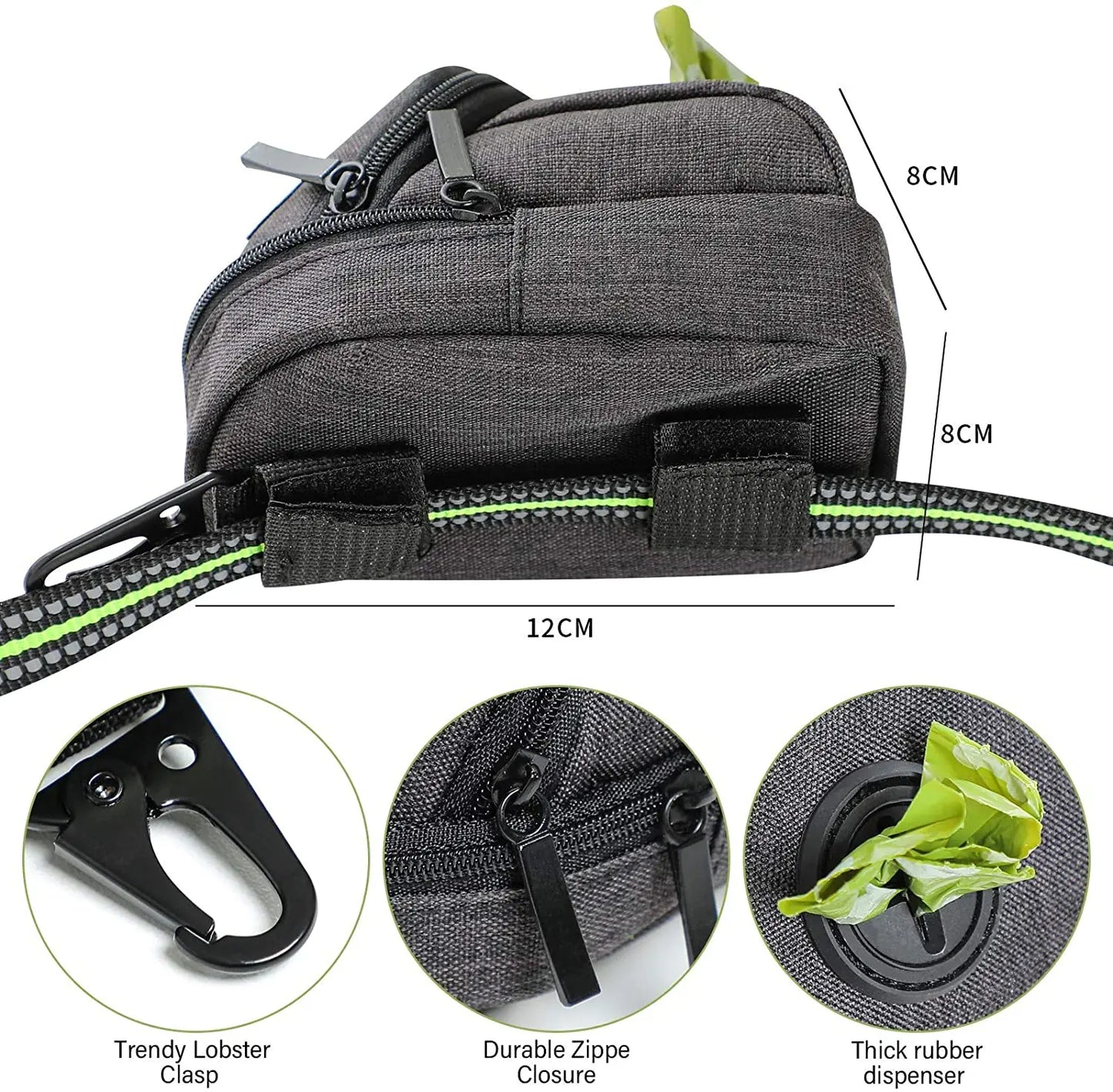 Pet Dog Treat Pouch Poop Dispenser Portable Multifunction Dog training bag