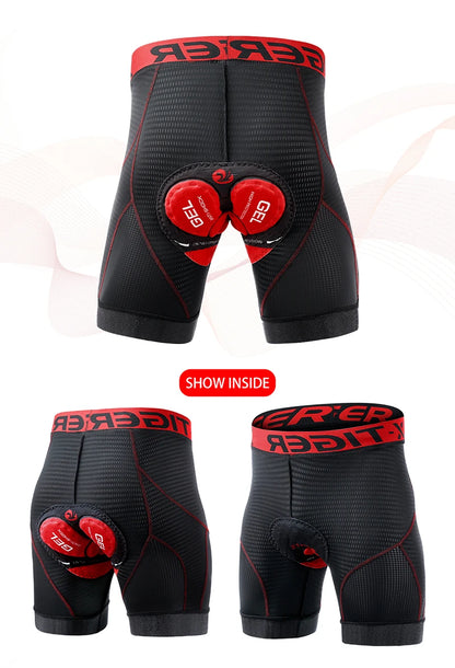 Cycling Underwear Shorts 5D Padded Sports Riding Bike Bicycle MTB Liner